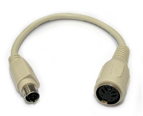PS2 Plug to Din 5P Jack Short Cable 12cm
